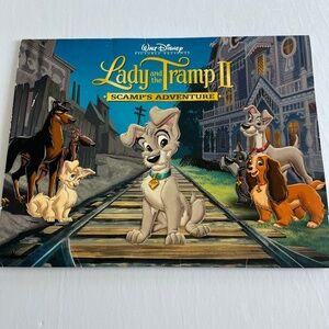 Disney Lady and The Tramp II Scamp's Adventure Lithograph set